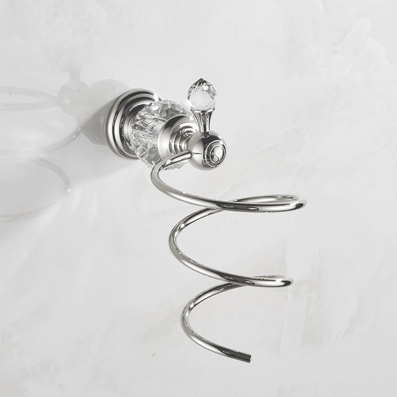 Modern Bathroom Accessories Hardware Set Silver Accessories Hardware Set