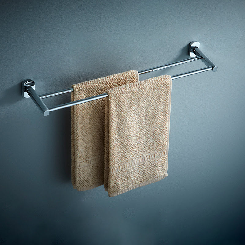 Modern Bathroom Accessory Kit Silver Bathroom Accessories Hardware Set