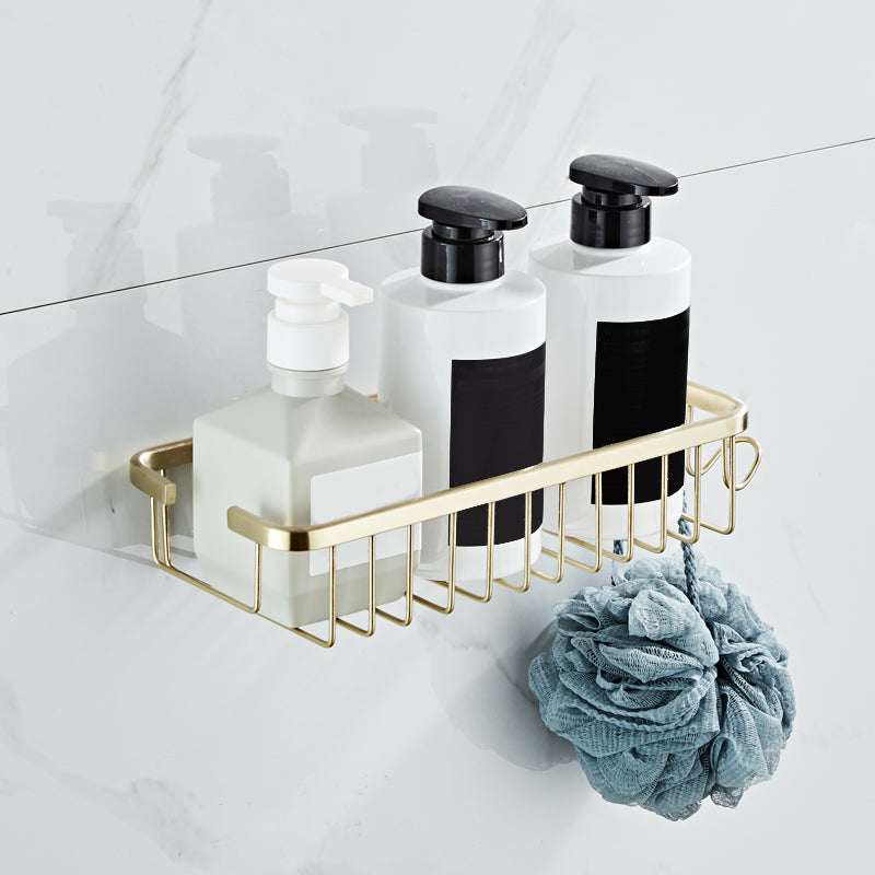 Traditional Brushed Brass Bathroom Accessory As Individual Or As a Set in Metal