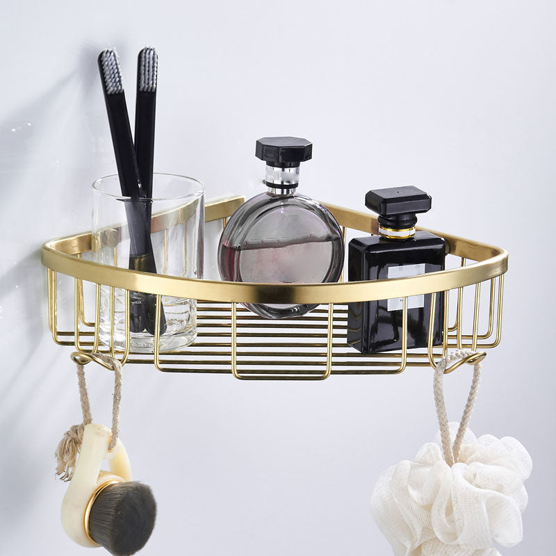 Traditional Brushed Brass Bathroom Accessory As Individual Or As a Set in Metal