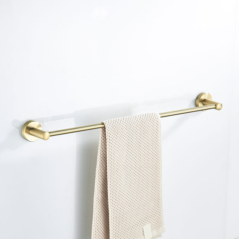 Traditional Brushed Brass Bathroom Accessory As Individual Or As a Set in Metal