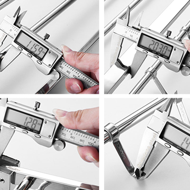 Contemporary Metal Bathroom Accessory As Individual Or As a Set with Paper Holder