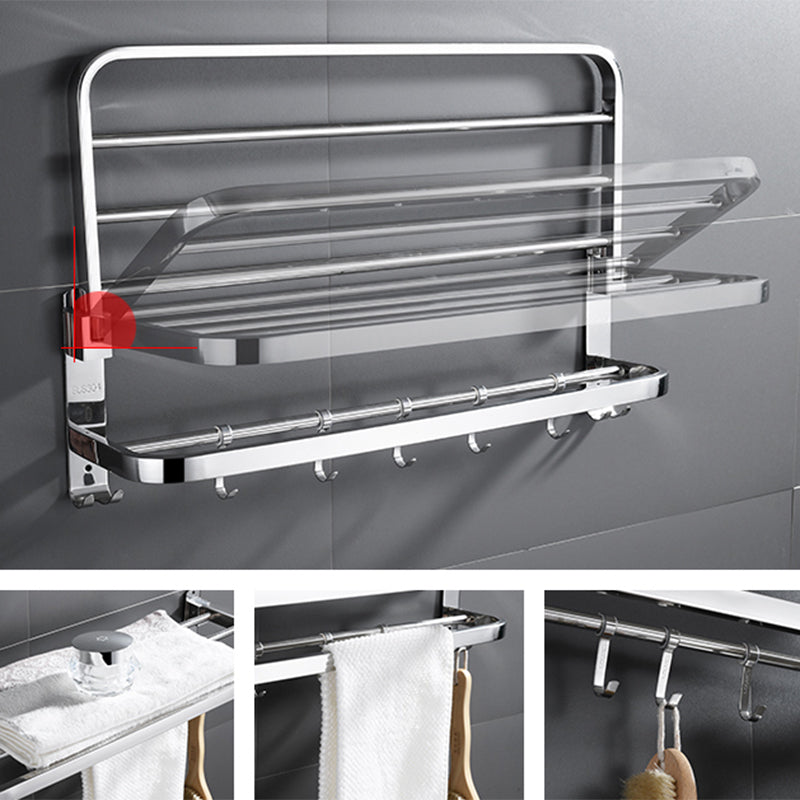 Contemporary Metal Bathroom Accessory As Individual Or As a Set with Paper Holder
