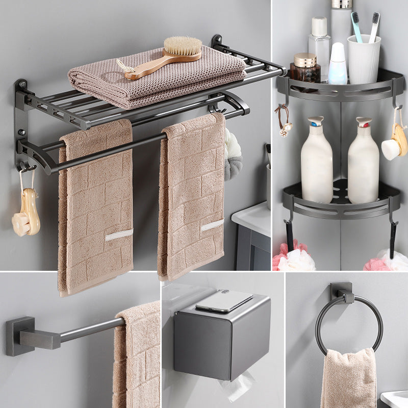 Modern Bathroom Accessories Hardware Set Grey Bathroom Hardware Set