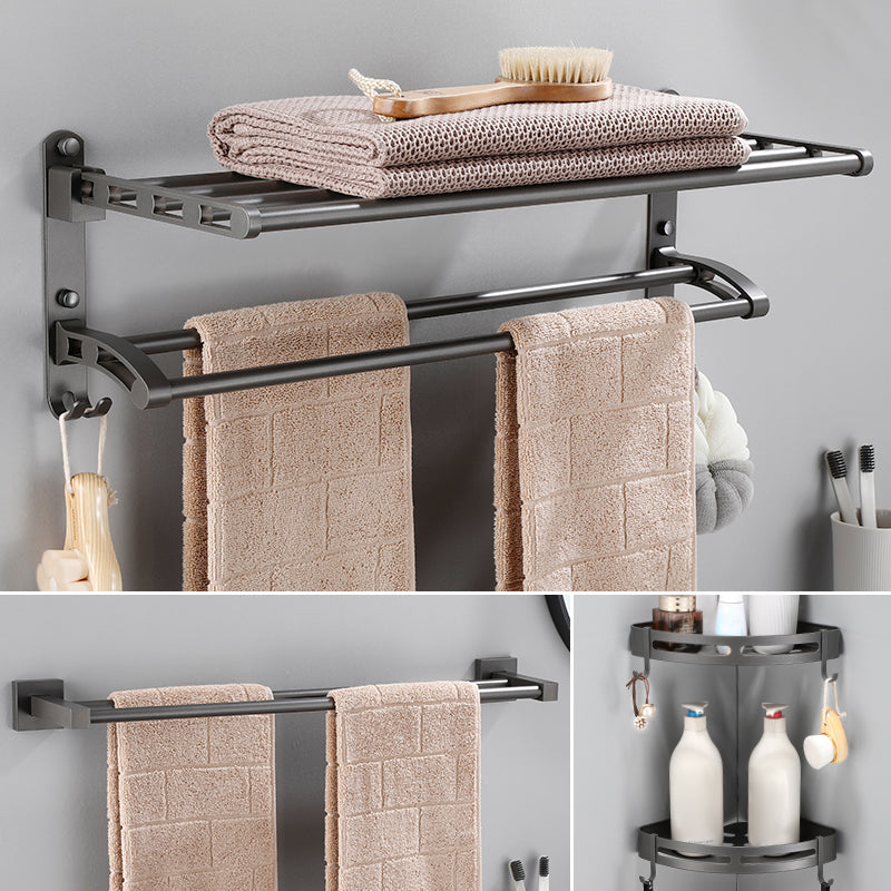 Modern Bathroom Accessories Hardware Set Grey Bathroom Hardware Set