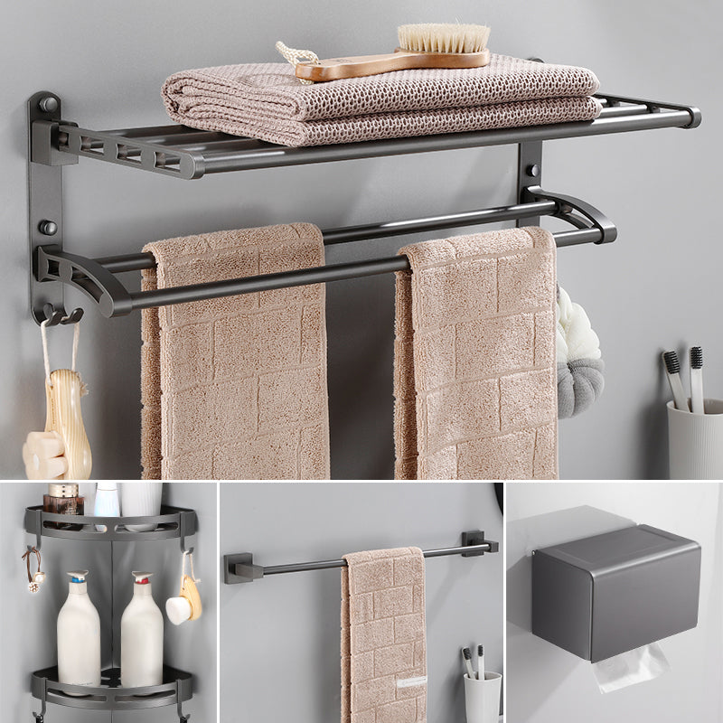 Modern Bathroom Accessories Hardware Set Grey Bathroom Hardware Set
