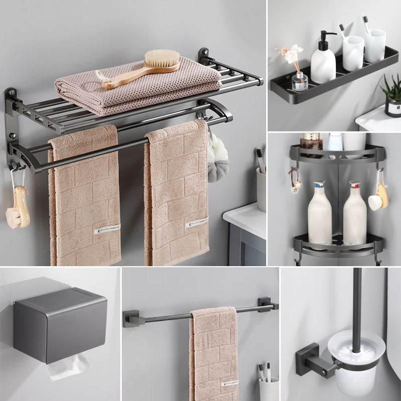 Modern Bathroom Accessories Hardware Set Grey Bathroom Hardware Set