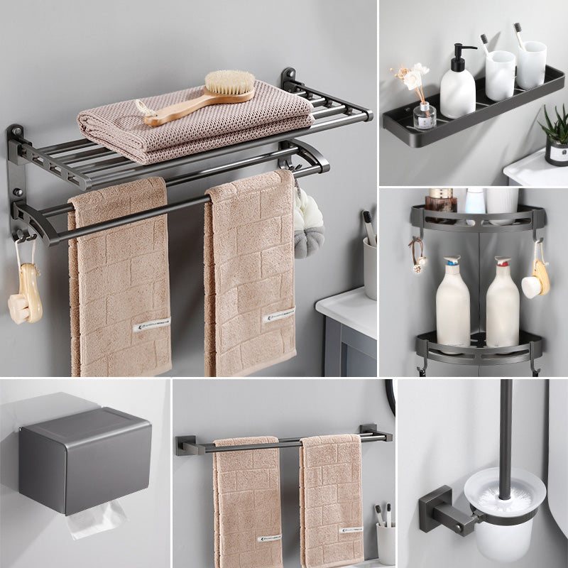 Modern Bathroom Accessories Hardware Set Grey Bathroom Hardware Set