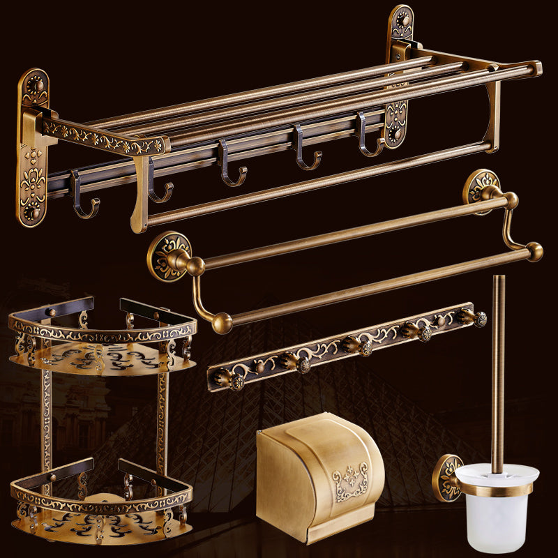 Traditional Bathroom Accessories Hardware Set Brass Bathroom Hardware