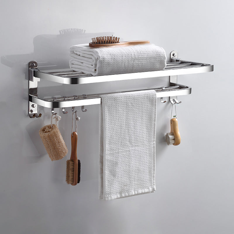 Modern Bathroom Accessories Hardware Set Silver Bathroom Hardware