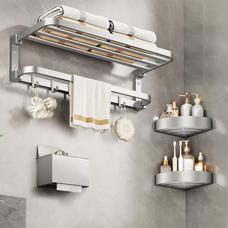 Modern Bathroom Accessories Hardware Set Silver Bathroom Accessories Hardware Set