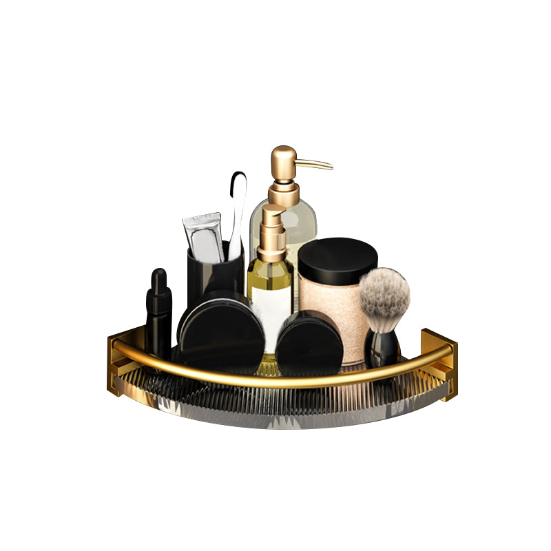 6 Piece Bathroom Accessory Set in Gold Metal Bath Hardware Set