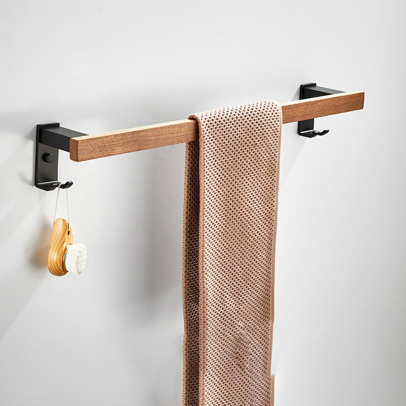 Walnut Bathroom Set Black Metal Bathroom Accessories Hardware Set