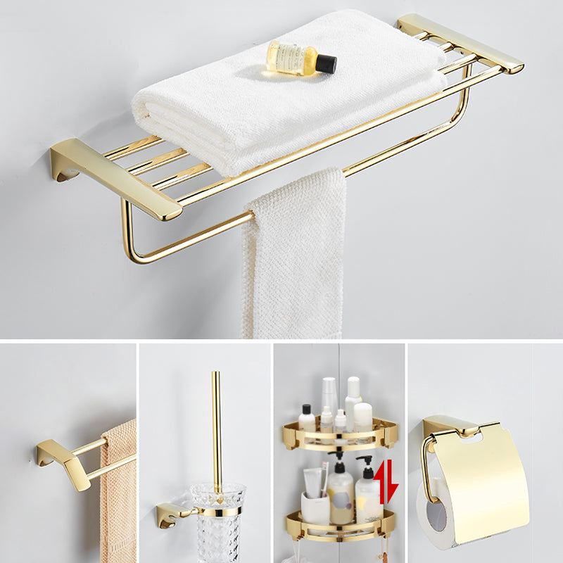 Modern Bathroom Accessories Hardware Set Gold Bathroom Hardware