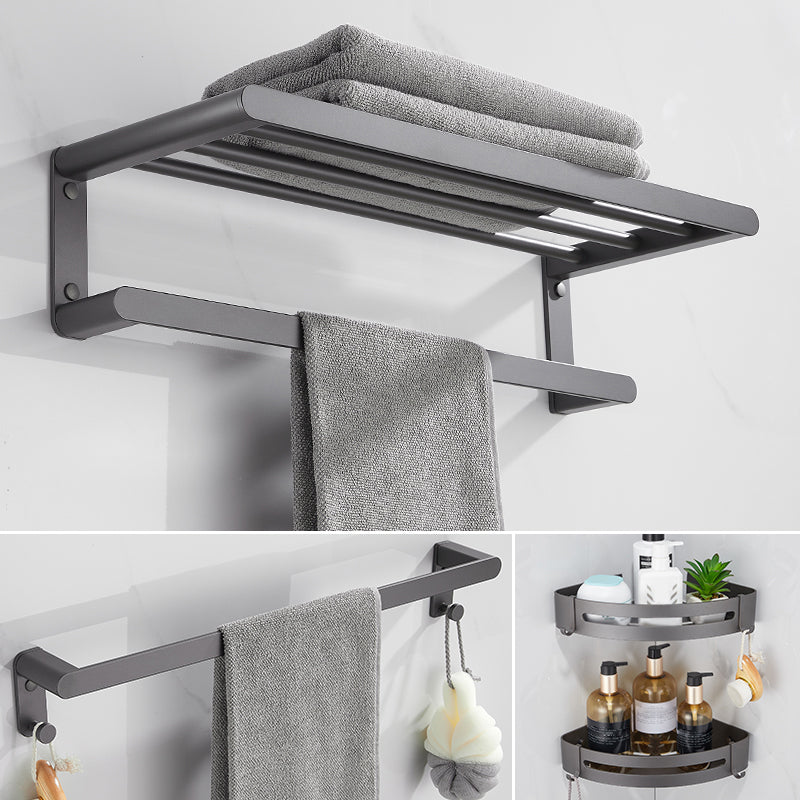 Grey Bathroom Accessory Kit Modern Bathroom Accessories Hardware Set