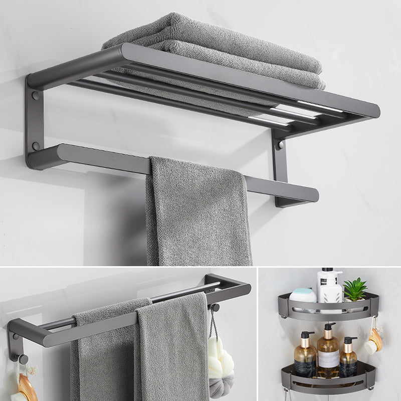 Grey Bathroom Accessory Kit Modern Bathroom Accessories Hardware Set