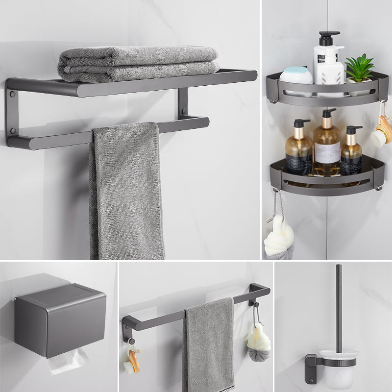 Grey Bathroom Accessory Kit Modern Bathroom Accessories Hardware Set