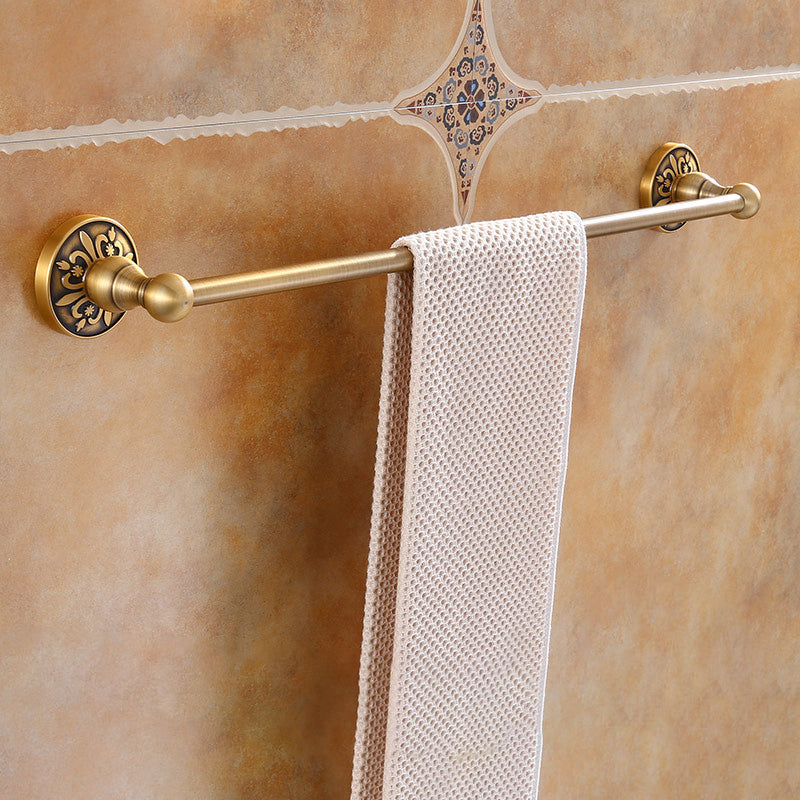 Traditional Vintage Brass Bathroom Accessory As Individual Or As a Set