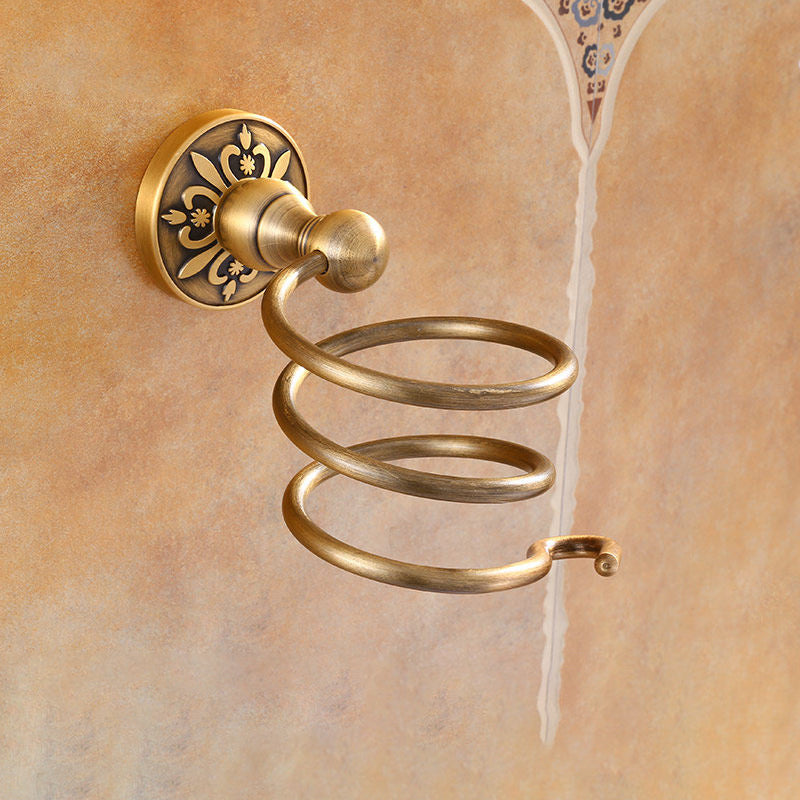 Traditional Vintage Brass Bathroom Accessory As Individual Or As a Set