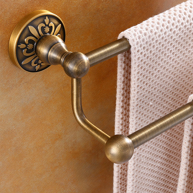 Traditional Vintage Brass Bathroom Accessory As Individual Or As a Set