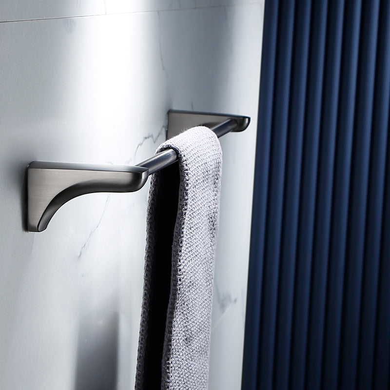 Gray Traditional Bathroom Hardware Set Stainless Steel Bathroom Accessory Kit