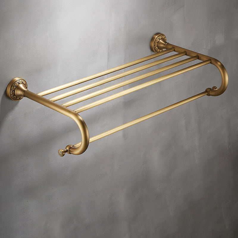 Traditional Brushed Brass Bathroom Accessory As Individual Or As a Set