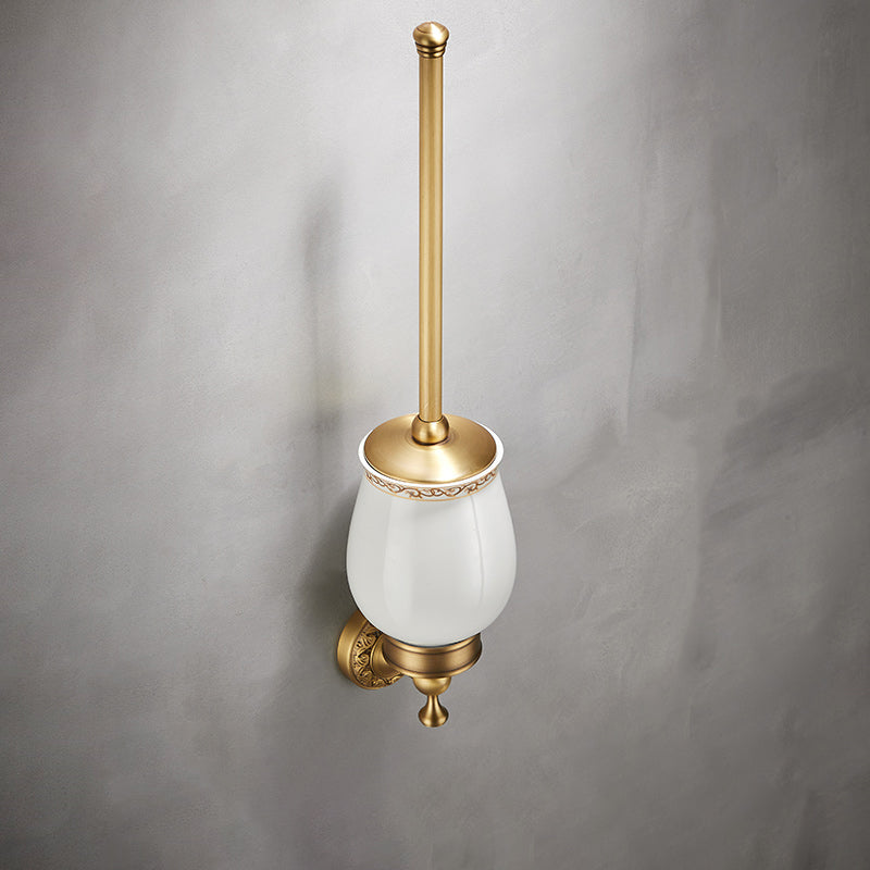 Traditional Brushed Brass Bathroom Accessory As Individual Or As a Set