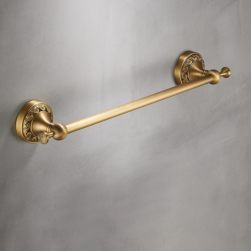 Traditional Brushed Brass Bathroom Accessory As Individual Or As a Set