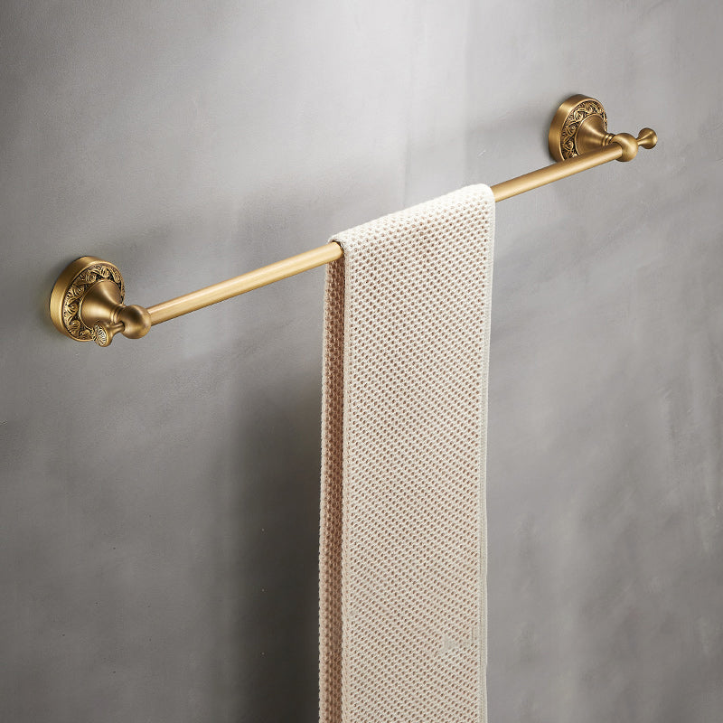 Traditional Brushed Brass Bathroom Accessory As Individual Or As a Set