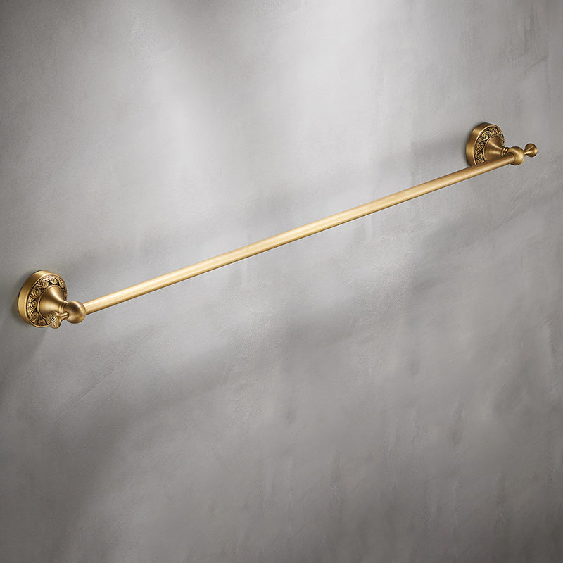 Traditional Brushed Brass Bathroom Accessory As Individual Or As a Set