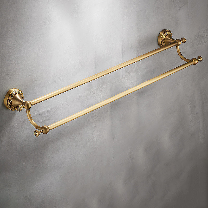 Traditional Brushed Brass Bathroom Accessory As Individual Or As a Set