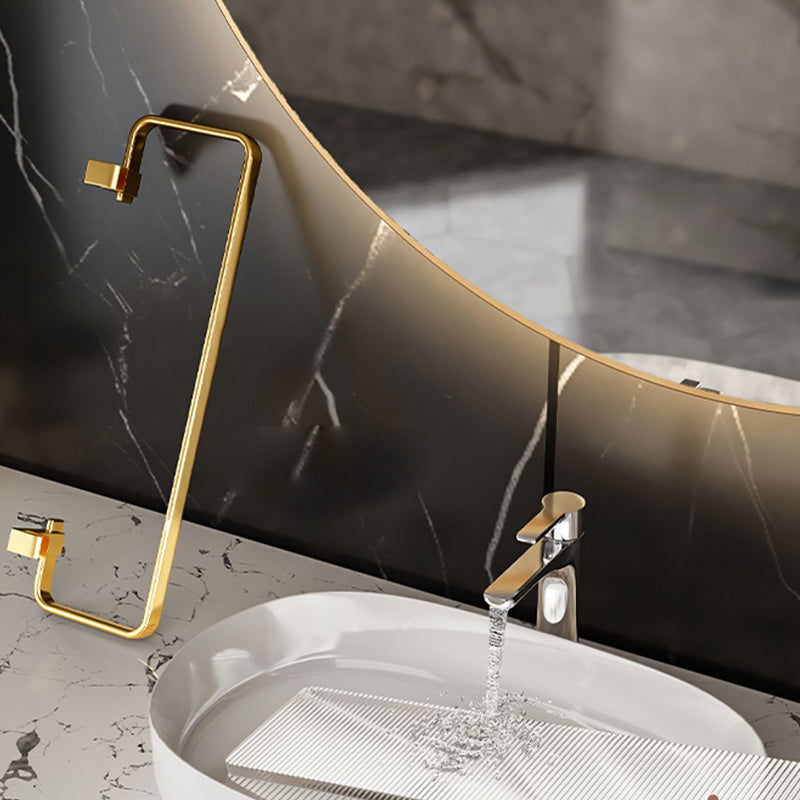 Metal and Acrylic Bathroom Accessory Set Transparent Bathroom Hardware