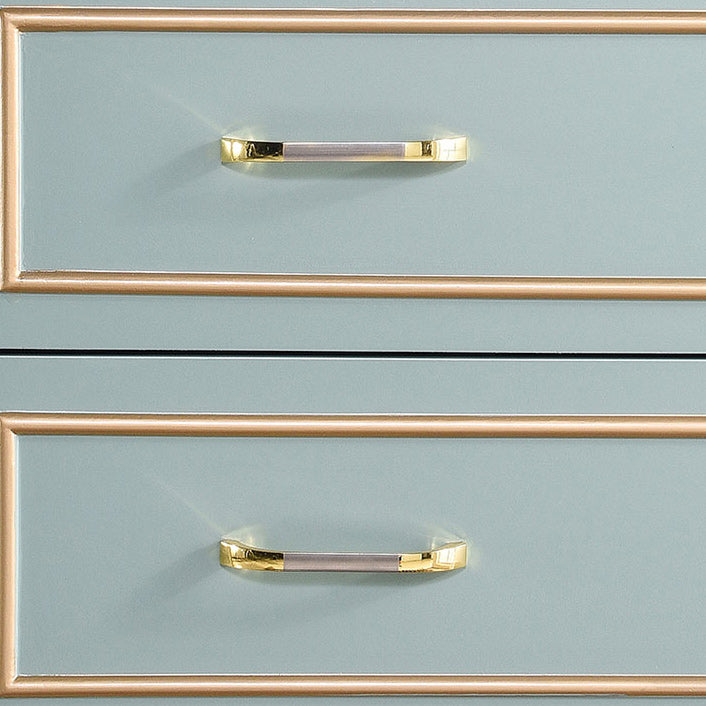 5 Drawers Accent Chest Modernism 47.2" Tall Solid Wood Cabinet