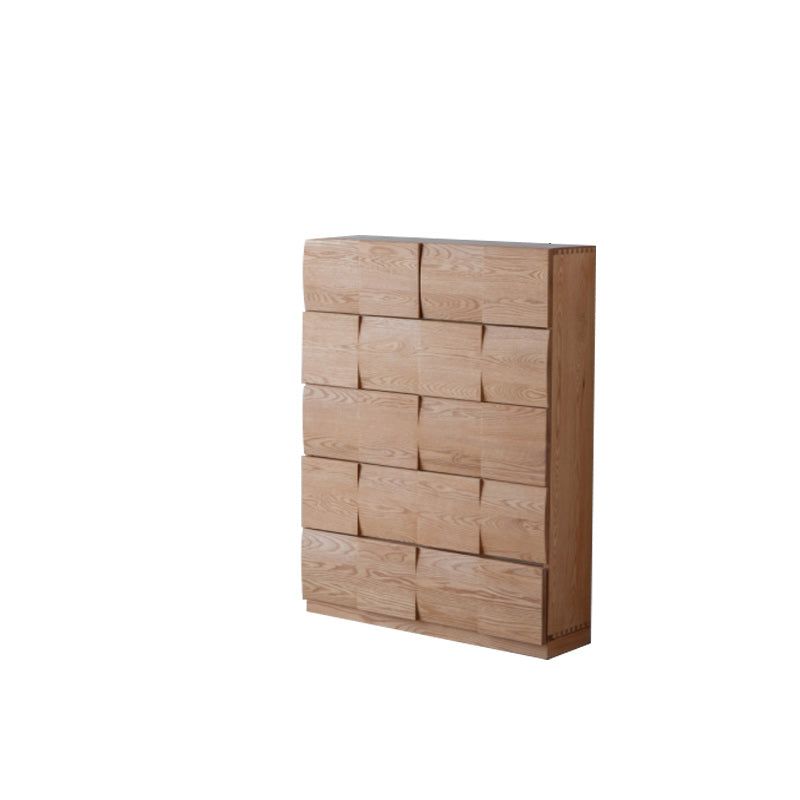 6-Drawer Solid Wood Accent Chest 49.2-In Tall Storage Cabinet