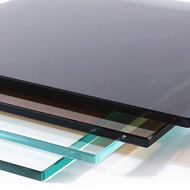 Mid-Century C  Shape Base Round GlassSide Table Luxurious Pedestal End Table