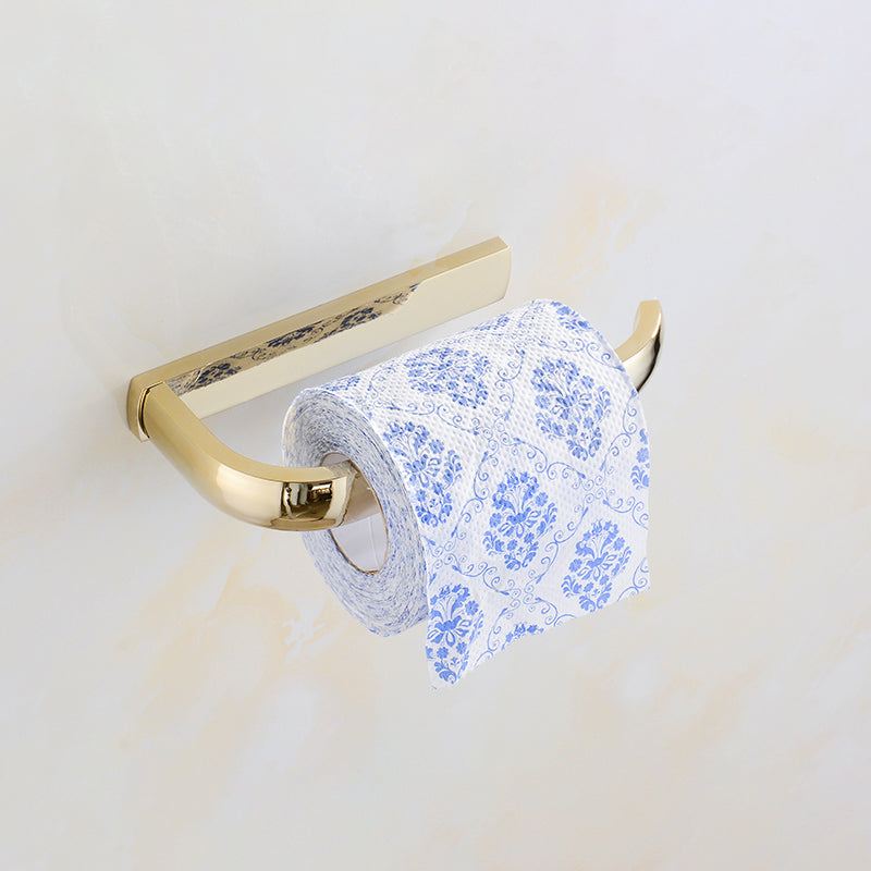 Chrome/Gold Bathroom Accessory Set Modern Metal Bathroom Hardware Set