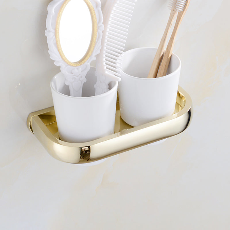 Chrome/Gold Bathroom Accessory Set Modern Metal Bathroom Hardware Set