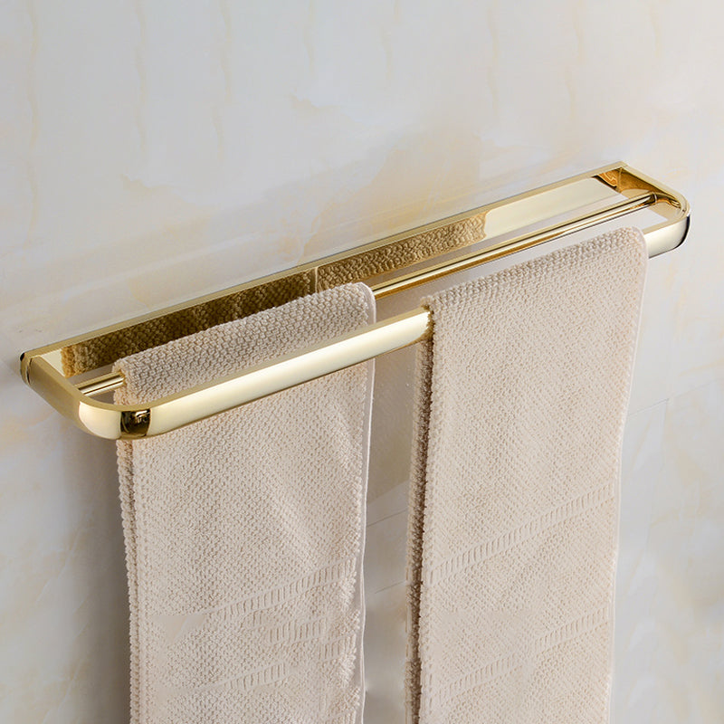 Chrome/Gold Bathroom Accessory Set Modern Metal Bathroom Hardware Set