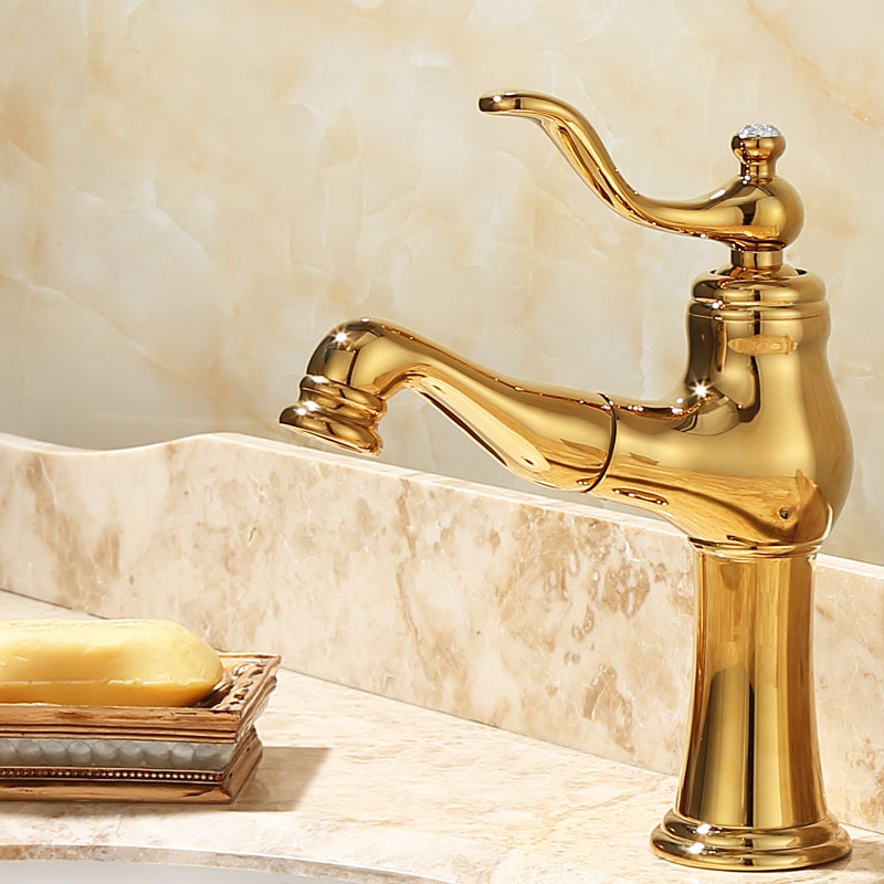 Traditional Deck Mounted Bronze Tub Faucet Set Single Handle Tub Filler Trim with Hose