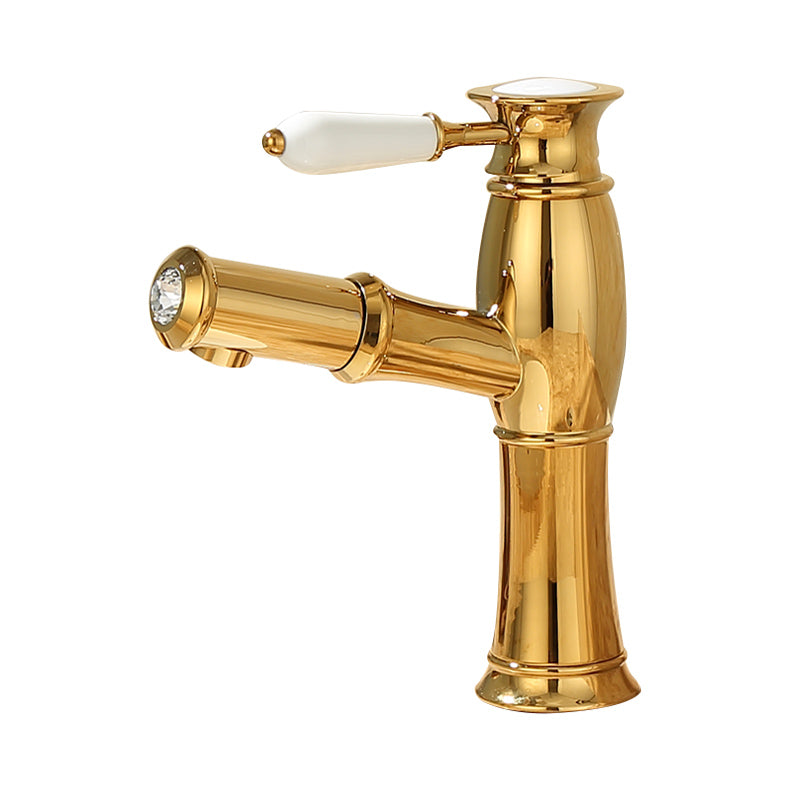 Traditional Deck Mounted Bronze Tub Faucet Set Single Handle Tub Filler Trim with Hose