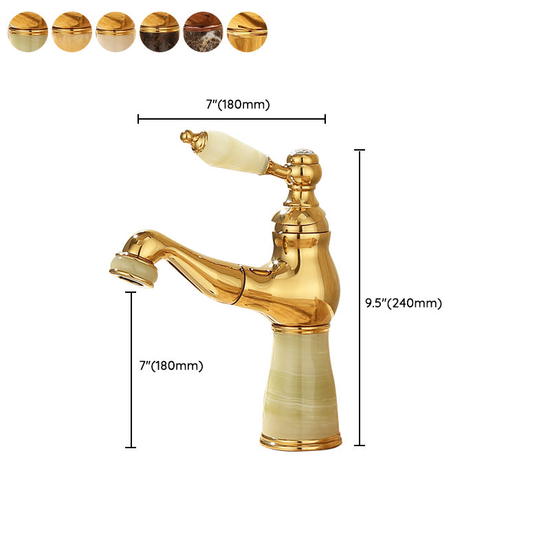 Traditional Deck Mounted Bronze Tub Faucet Set Single Handle Tub Filler Trim with Hose