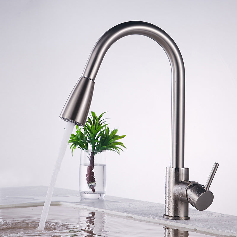 Industrial Single Level Kitchen Faucet Lead Free One Hold Tub Filler Trim