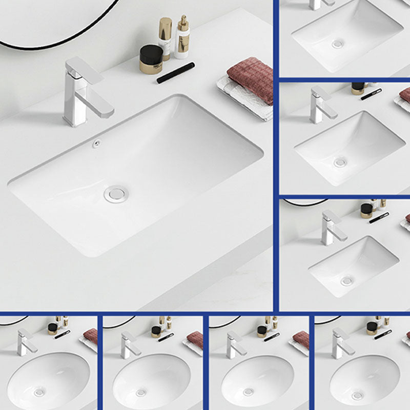 Modern Oval Wash Stand Ceramic Table Installation Bathroom Sink