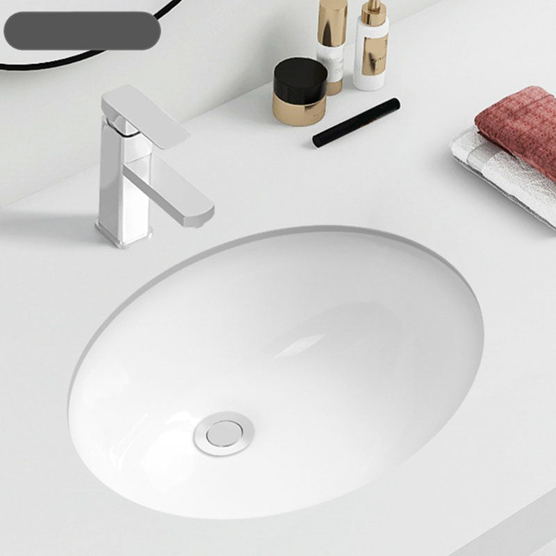 Modern Oval Wash Stand Ceramic Table Installation Bathroom Sink
