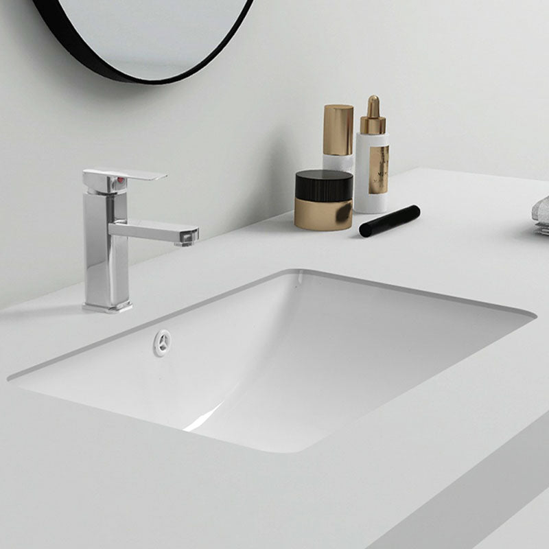 Modern Oval Wash Stand Ceramic Table Installation Bathroom Sink