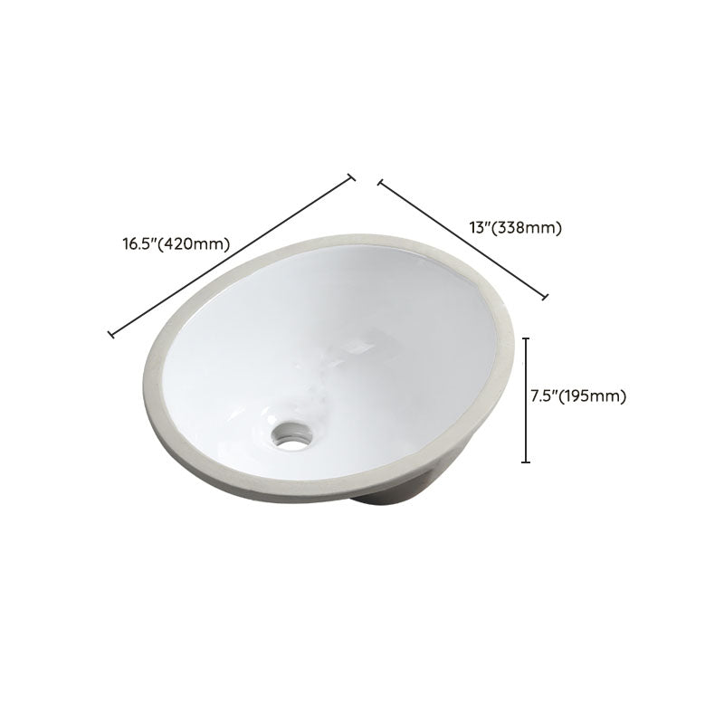 Modern Oval Wash Stand Ceramic Table Installation Bathroom Sink