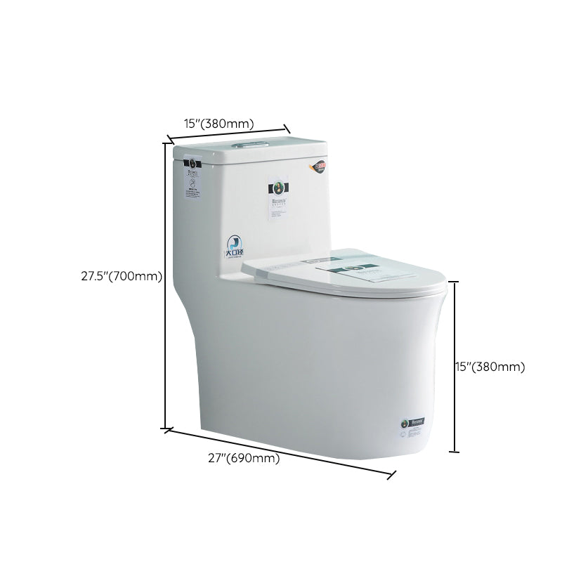 Modern Ceramic White Flush Toilet Floor Mounted Urine Toilet for Bathroom