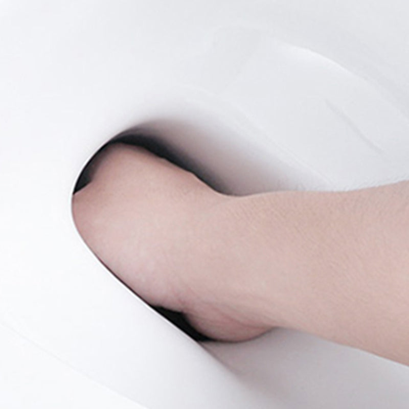 Contemporary Floor Mounted Flush Toilet Siphon Jet Toilet Bowl for Washroom