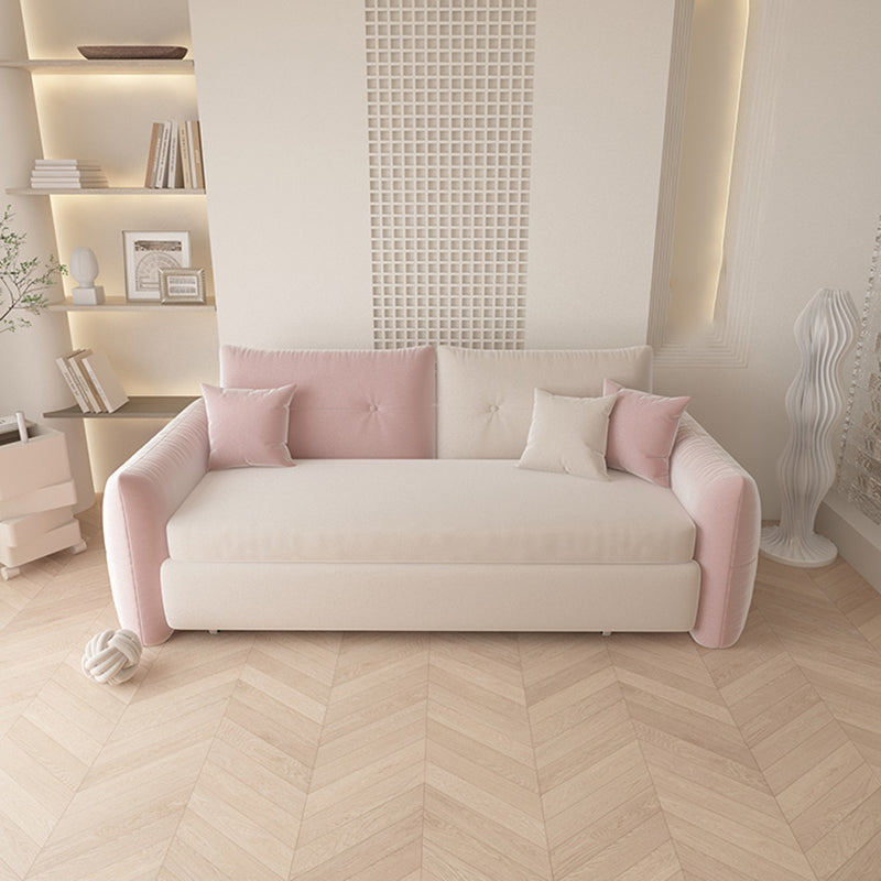 Contemporary Foldable Futon Sleeper Pink Futon Sleeper Sofa Bed