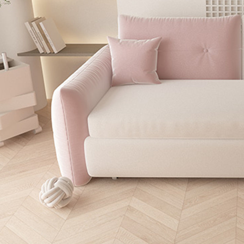 Contemporary Foldable Futon Sleeper Pink Futon Sleeper Sofa Bed